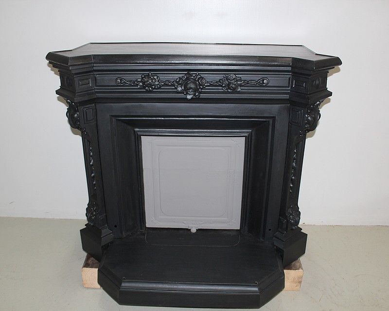 Cast Iron & Iron Fireplace 1920