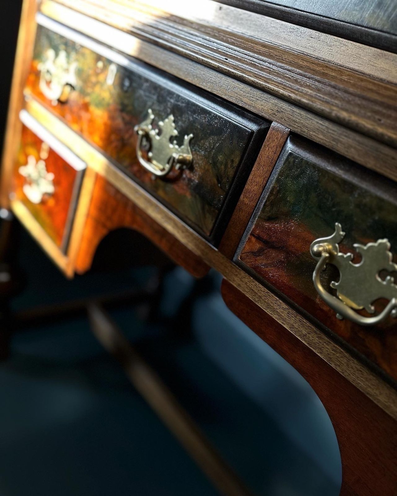 Walnut Tallboy   Chest On Stand Cabinet photo buy
