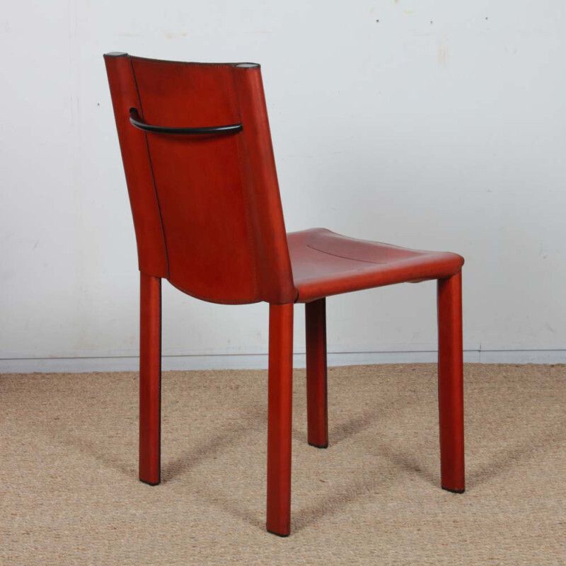 Furniture Set Of 8 Chairs By Carlo Bartoli For Matteo Grassi, 1980 photo