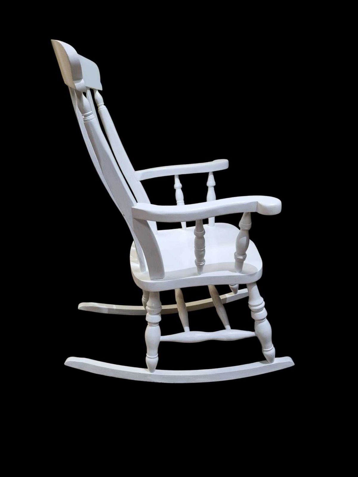 Vintage Windsor Style Rocking Chair / Painted Finish / C.1970 / Free Delivery photo vinterior