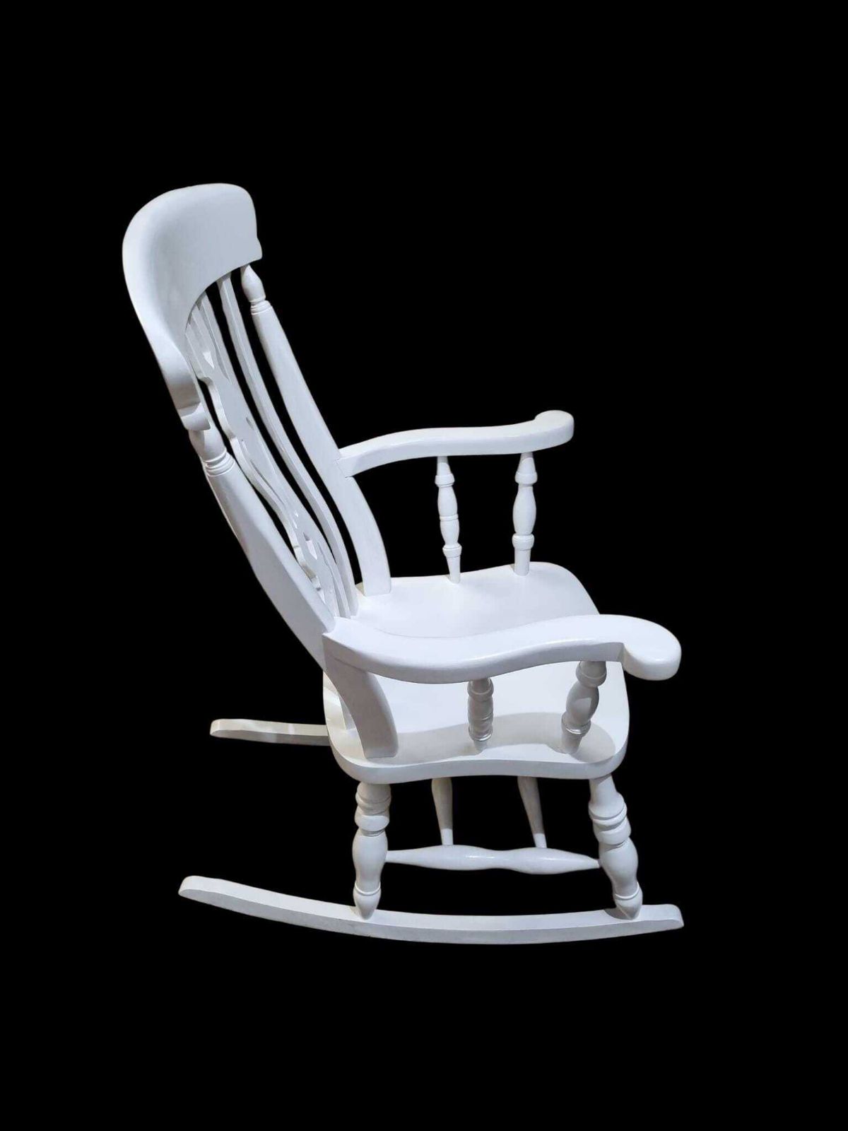 photo furniture Vintage Windsor Style Rocking Chair / Painted Finish / C.1970 / Free Delivery
