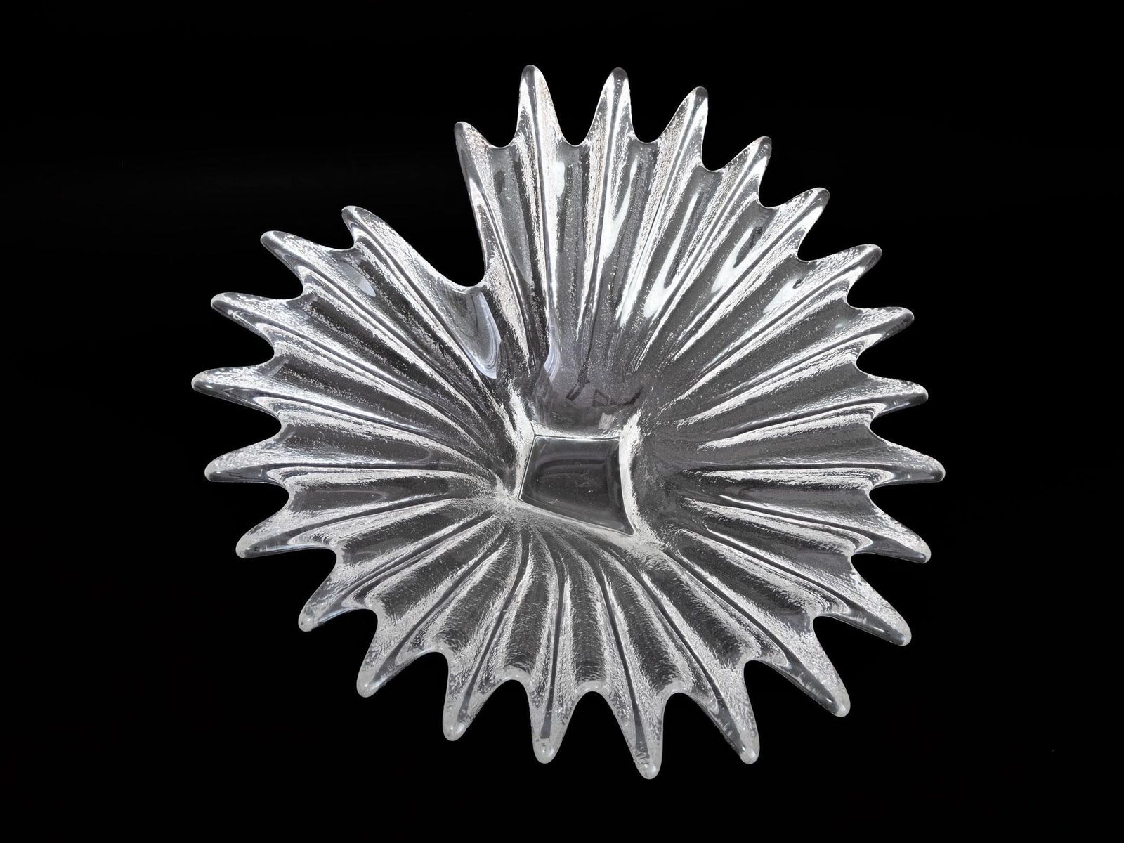 Dartington Glass Anita Harris Design Palm Dish   1980's Twentieth Century Home Decor photo furniture