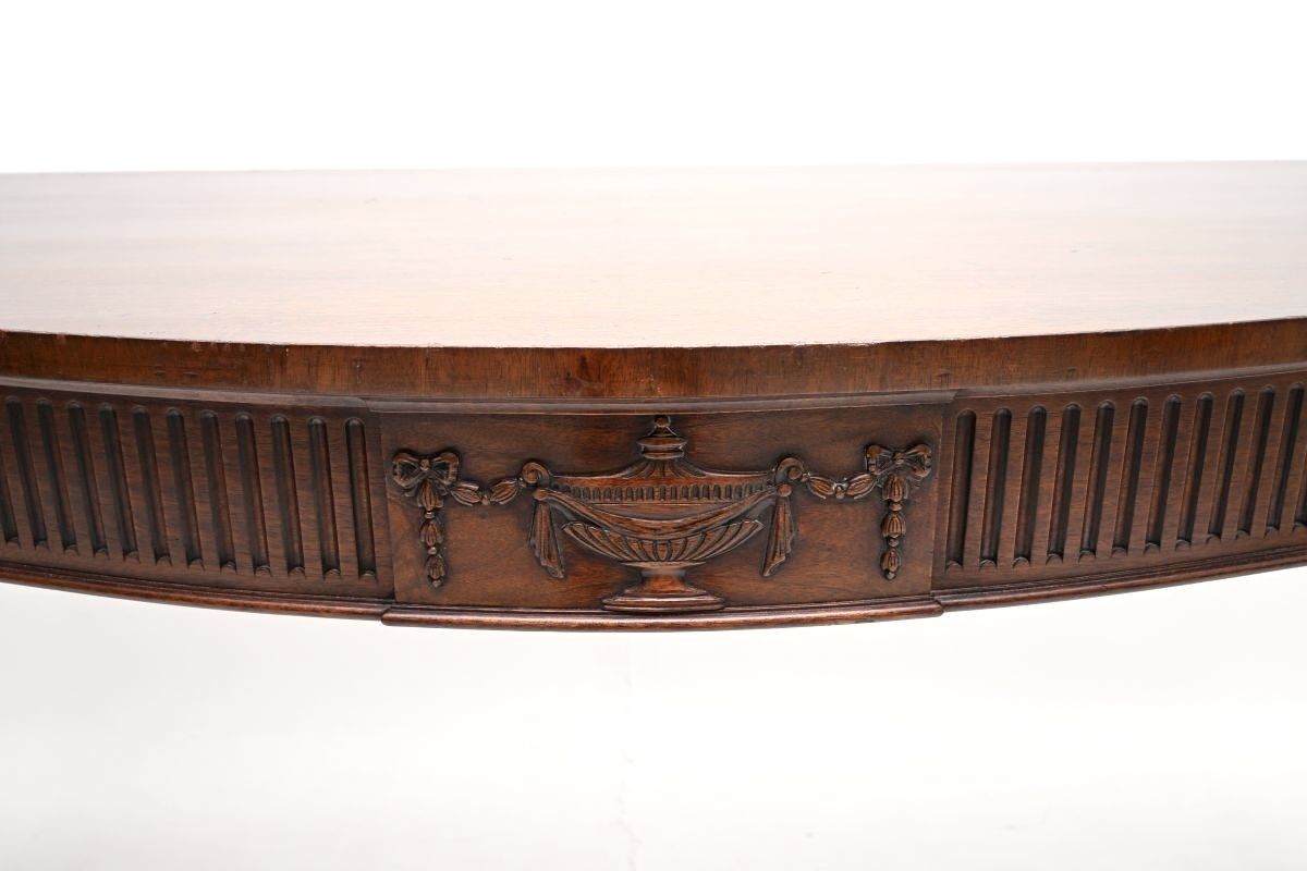 Antique Sheraton Style Mahogany Console Table By William Tillman photo buy