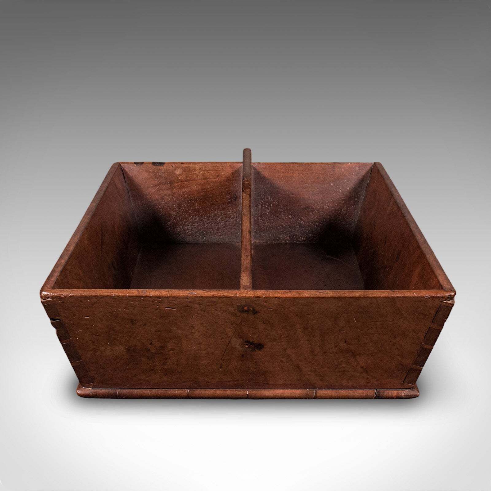 Antique Butler's Carry, English, Walnut, Country House, Work Box, Tray, Georgian photo for sale