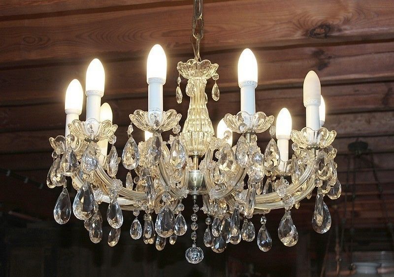 Chandelier Glass & Crystal , 20th photo furniture
