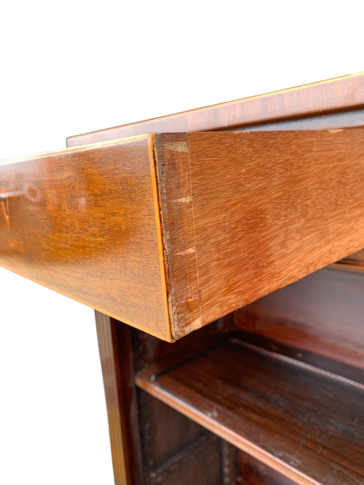 Antique Edwardian Open Bookcase / Display Cabinet photo 270.0