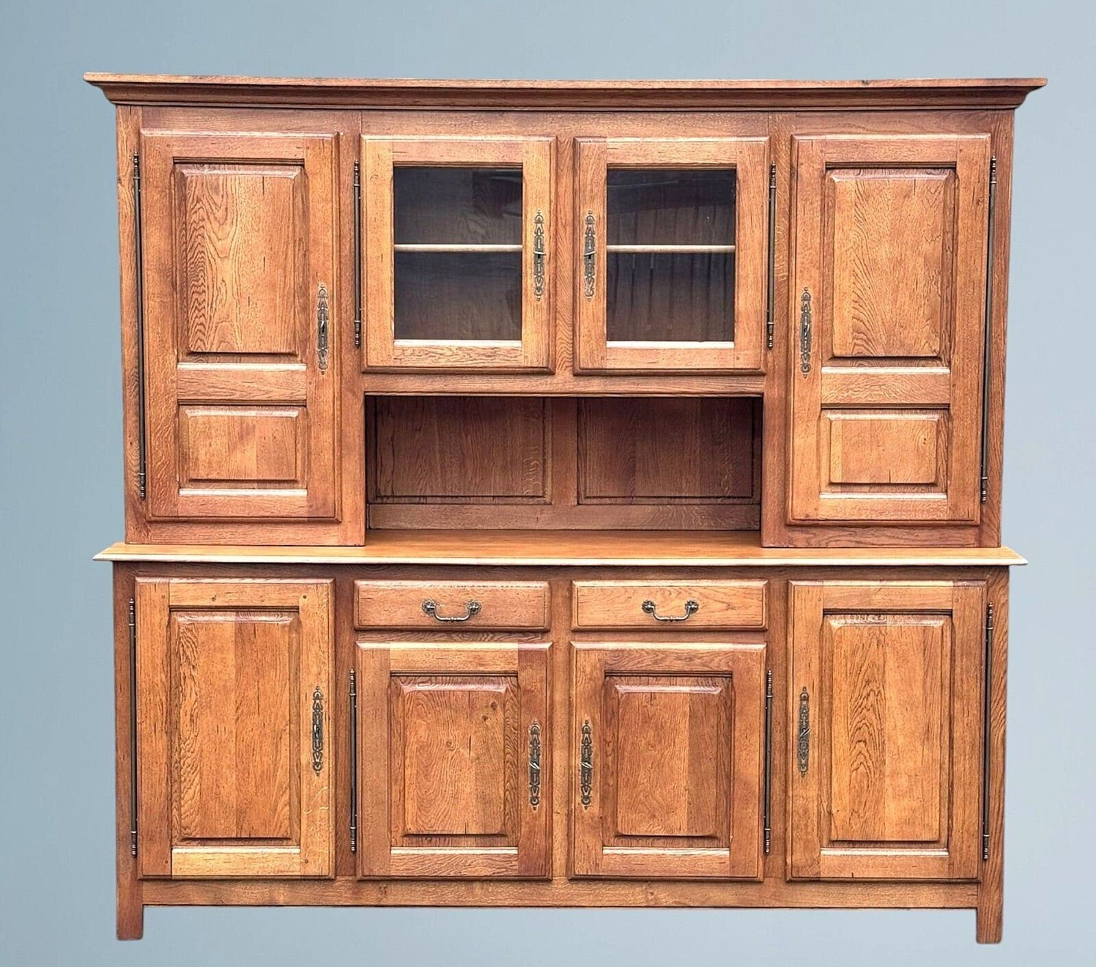 Large Oak Kitchen Dresser / Oak Bookcase / Oak House Keepers Cupboard photo 1350.0