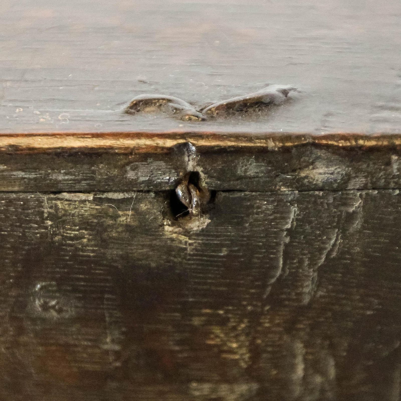 Furniture Antique Welsh Oak Coffer Bach | Antique Furniture | Antique Trunk | Antique Oak Blanket Box | Antique Storage photo