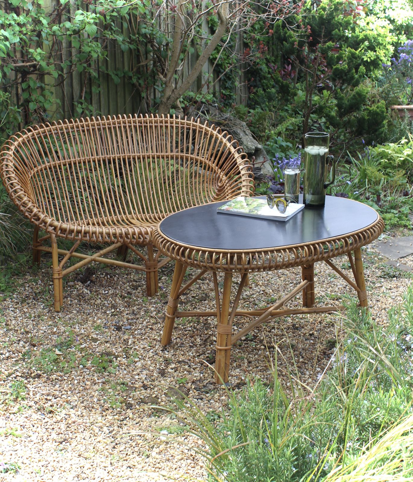 Franco Albini Wicker Coffee Table photo furniture