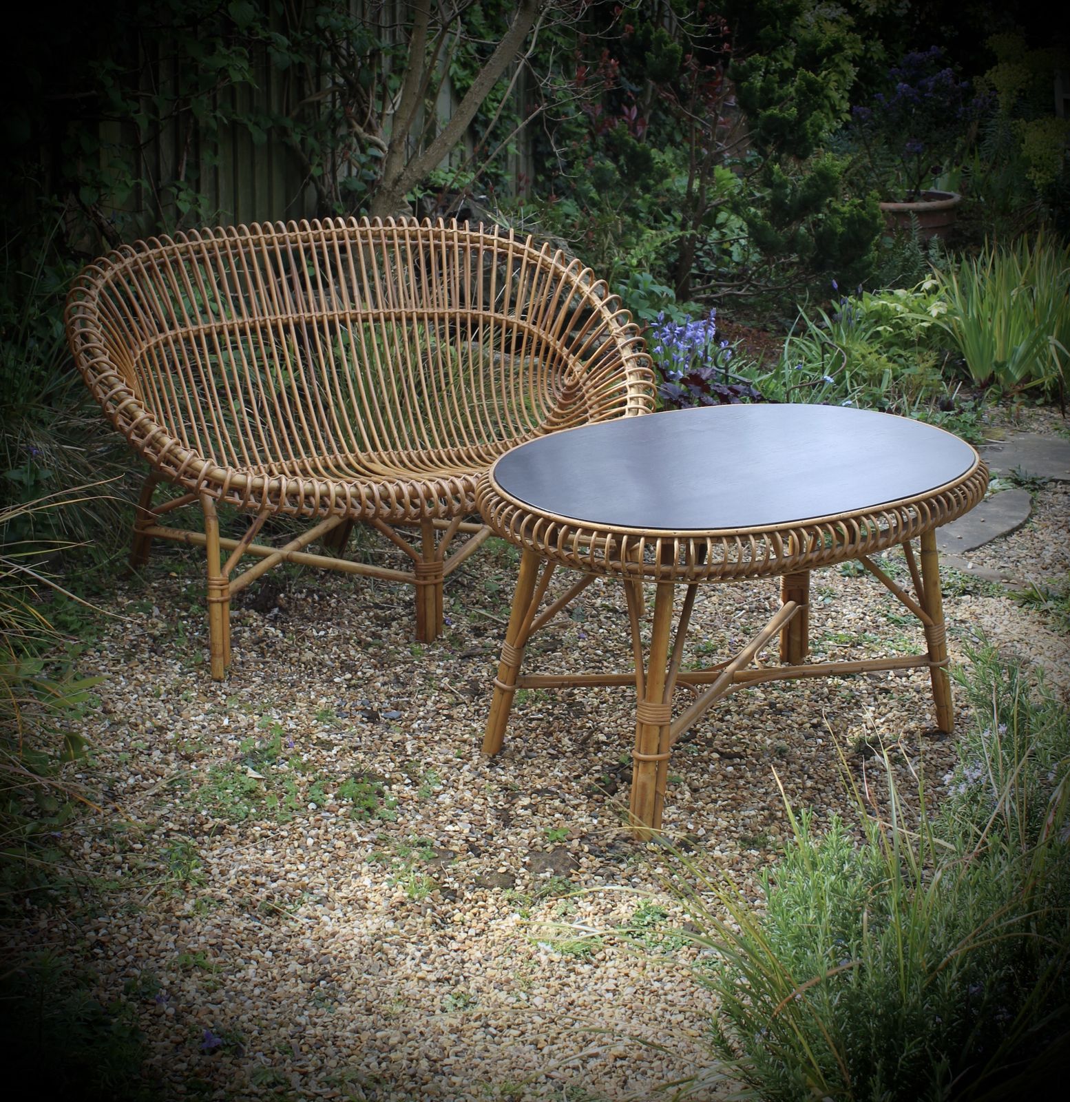 Franco Albini Wicker Coffee Table photo 580.0