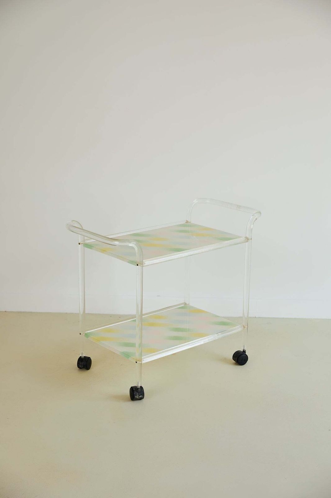 80’s Lucite Bar Cart, 1980s photo furniture