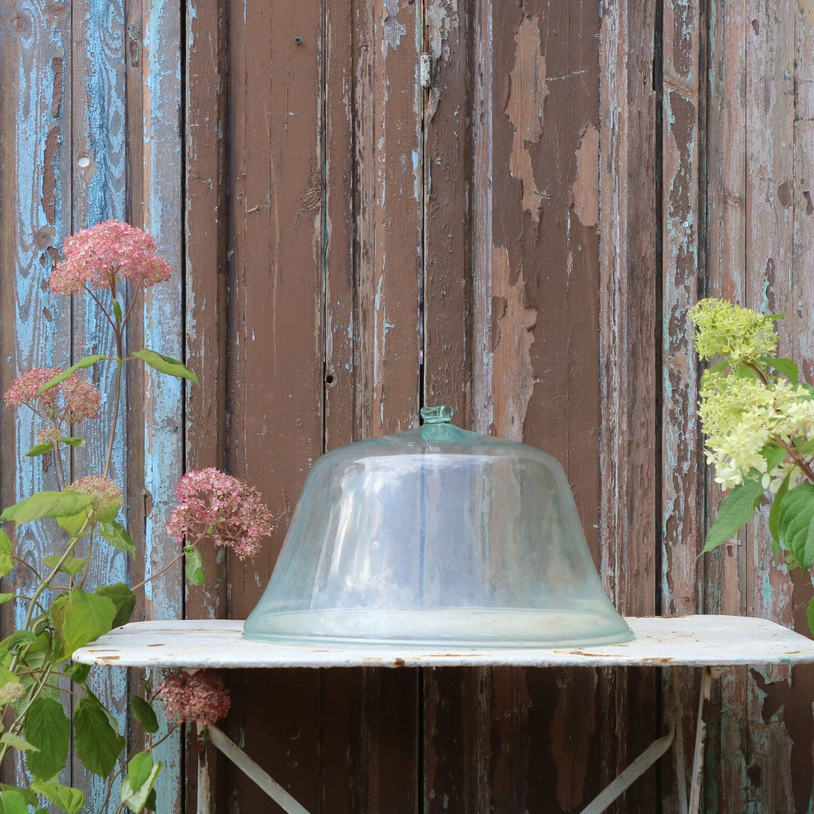 Early 20th Century French Hand Blown Glass Garden Cloche