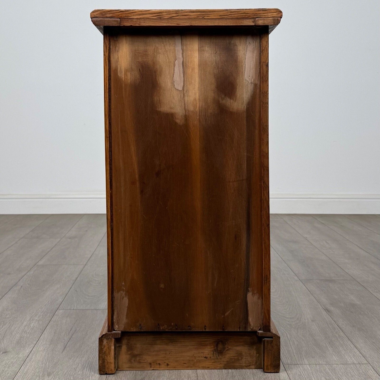 Antique 20th Century Good Quality Small Pot Cupboard In Oak photo vinterior
