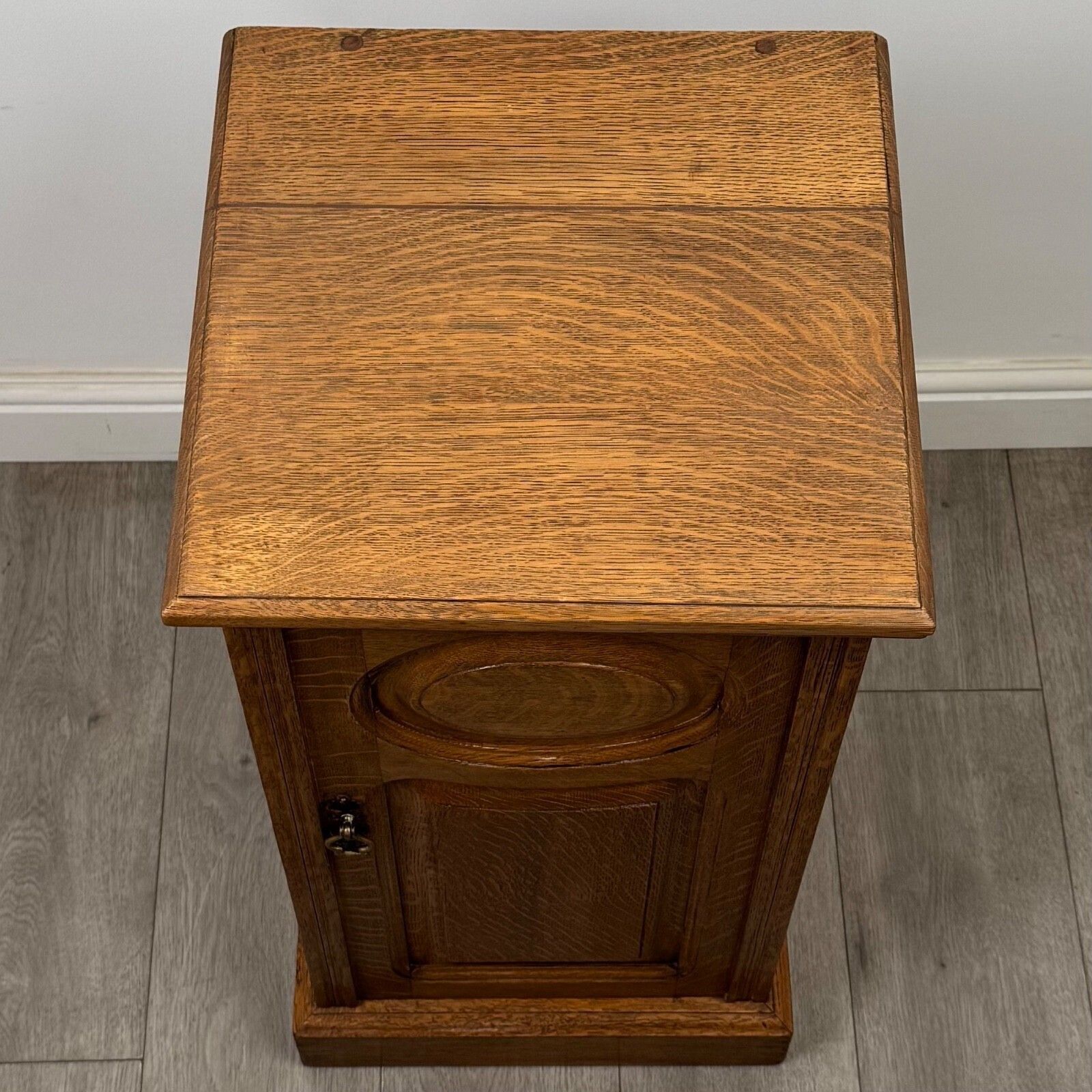 photo for sale Antique 20th Century Good Quality Small Pot Cupboard In Oak