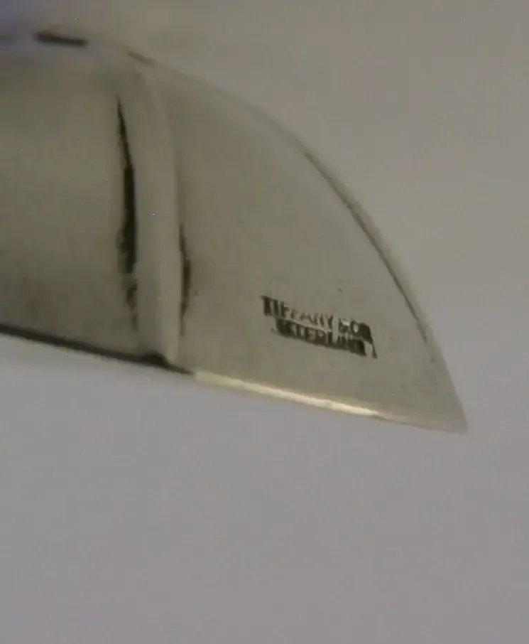 Rare Novelty Tiffany & Co Sterling Silver Caddy Spoon Jockey Baseball Cap C1960 photo Home Decor