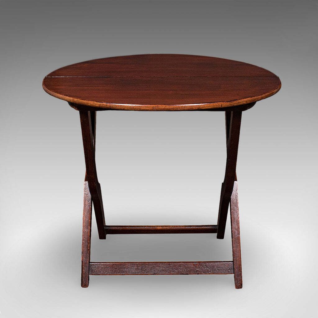 Antique Garden Party Serving Table, English, Folding, Lounge, Veranda, Victorian photo vinterior