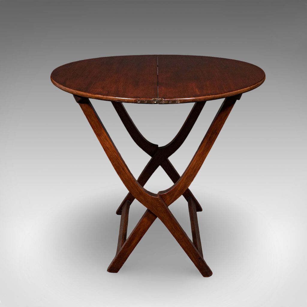 Antique Garden Party Serving Table, English, Folding, Lounge, Veranda, Victorian photo buy