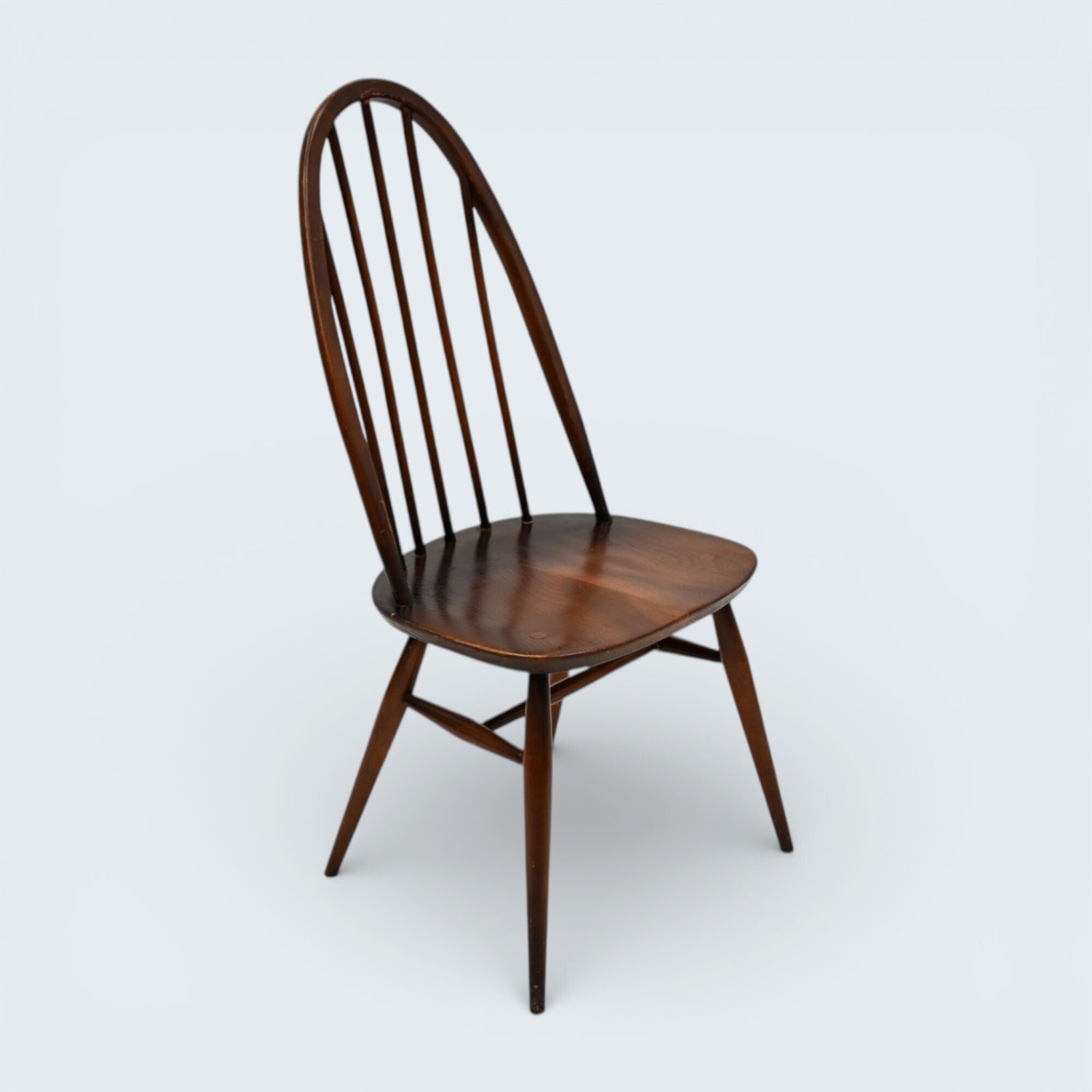 photo vinterior 4 Ercol Dining Chairs Windsor Quaker Bow Back Vintage C1970s Free Uk Delivery