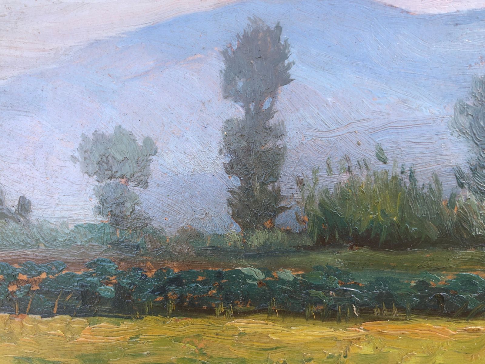 Albert Rafols Culleres Catalan Landscape Oil Painting Mollet Barcelona Fauvist Modernist Spain C.1935 photo Art