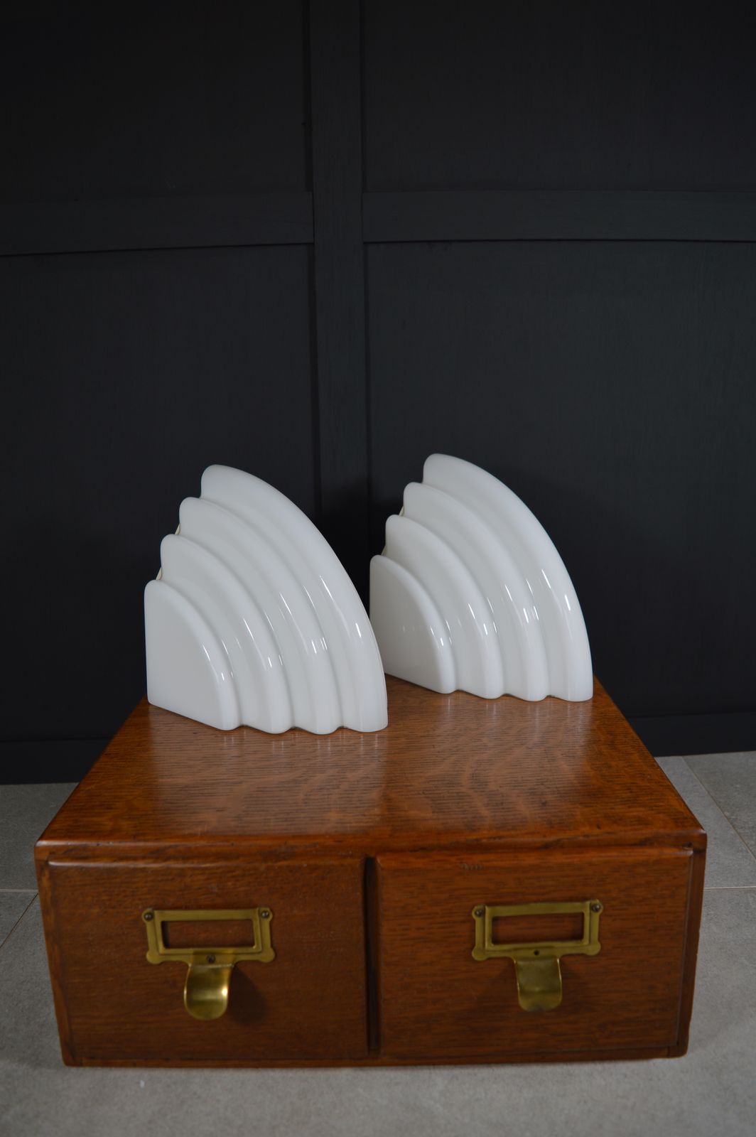 Pair Of Art Deco Revival Kai Wall Lamps By Kazuhide Takaham
