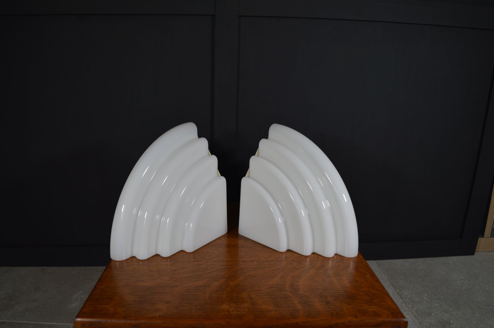 Pair Of Art Deco Revival Kai Wall Lamps By Kazuhide Takaham photo for sale