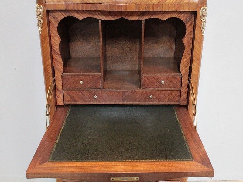 Secretary Louis XV Style Marquetry 20th photo buy