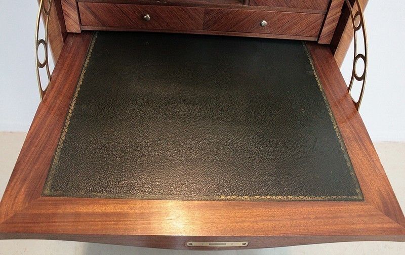 photo furniture Secretary Louis XV Style Marquetry 20th
