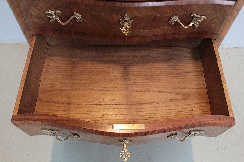 2806.75 Secretary Louis XV Style Marquetry 20th photo