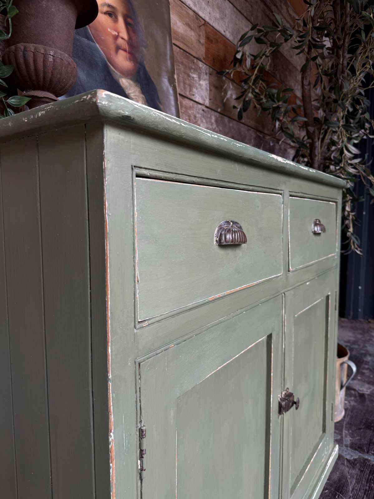 Rustic Old Pine Sideboard, 1920s photo 565.0