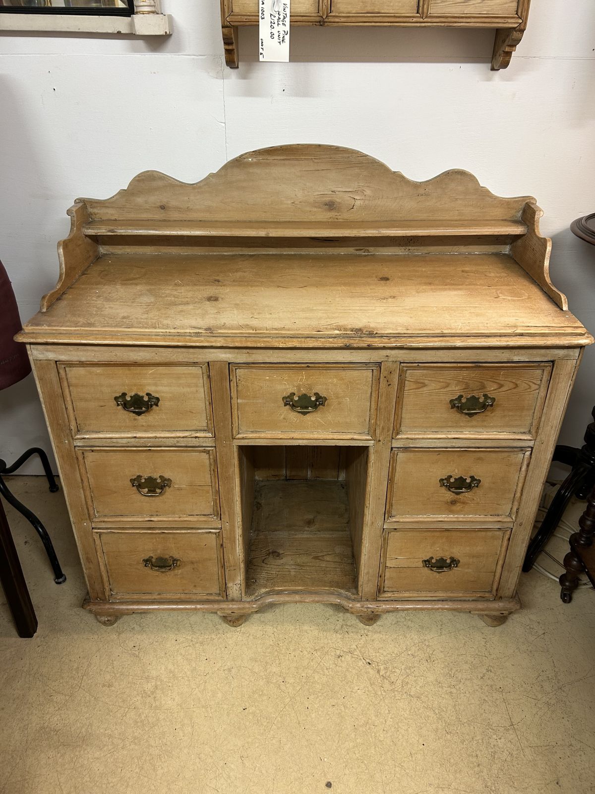 Victorian Pine Chest Of Drawers 7 Drawers photo vintage
