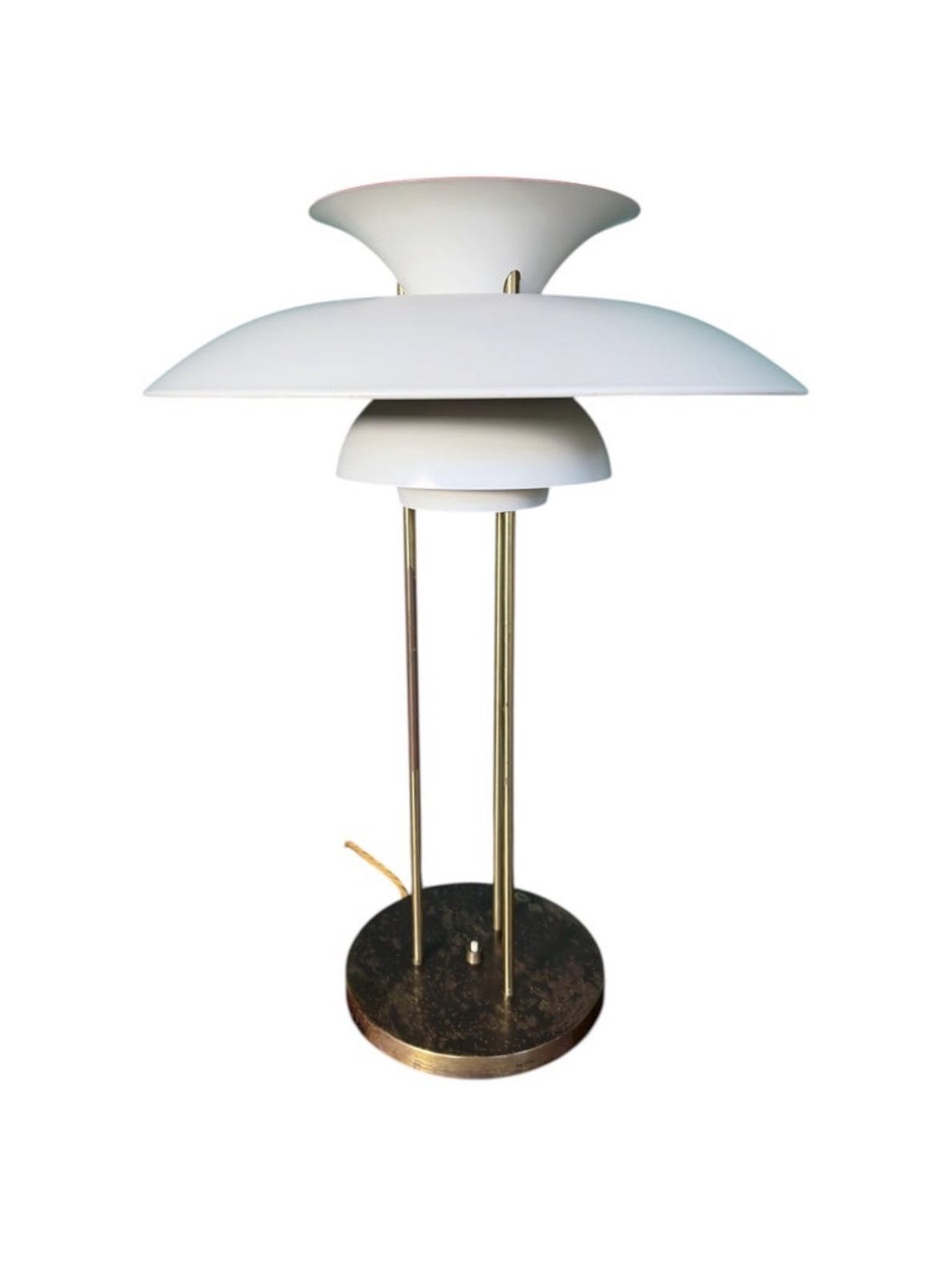 Rare Original Ph 5 Table Lamp By Poul Henningsen, Manufactured By Louis Poulsen