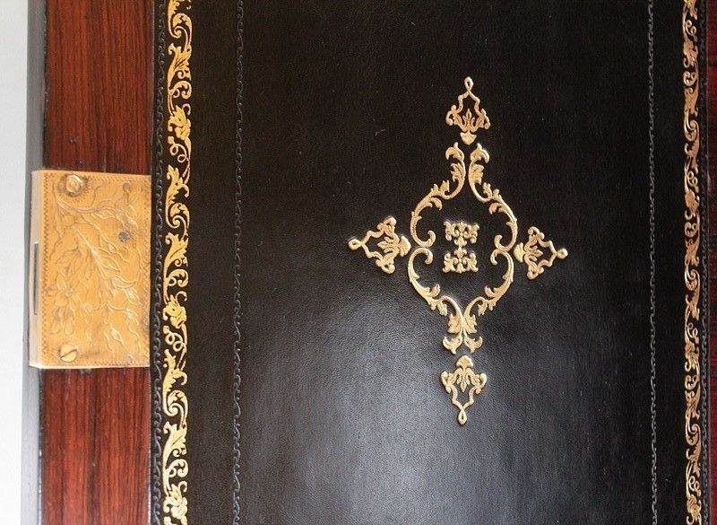 photo vinterior Napoleon III Secretary In Blackened Wood 19th