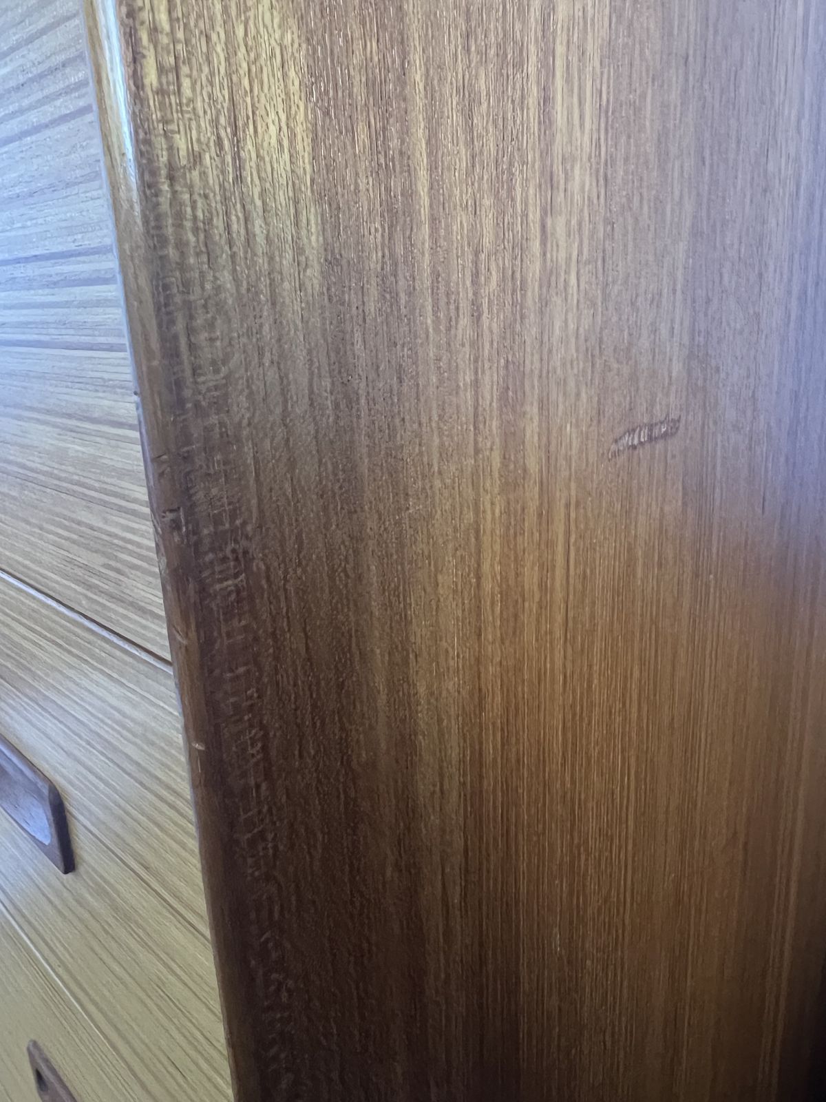 Gunni Omann Model 130 Large Teak Chest, Laminated Beech Veneer Front photo Furniture
