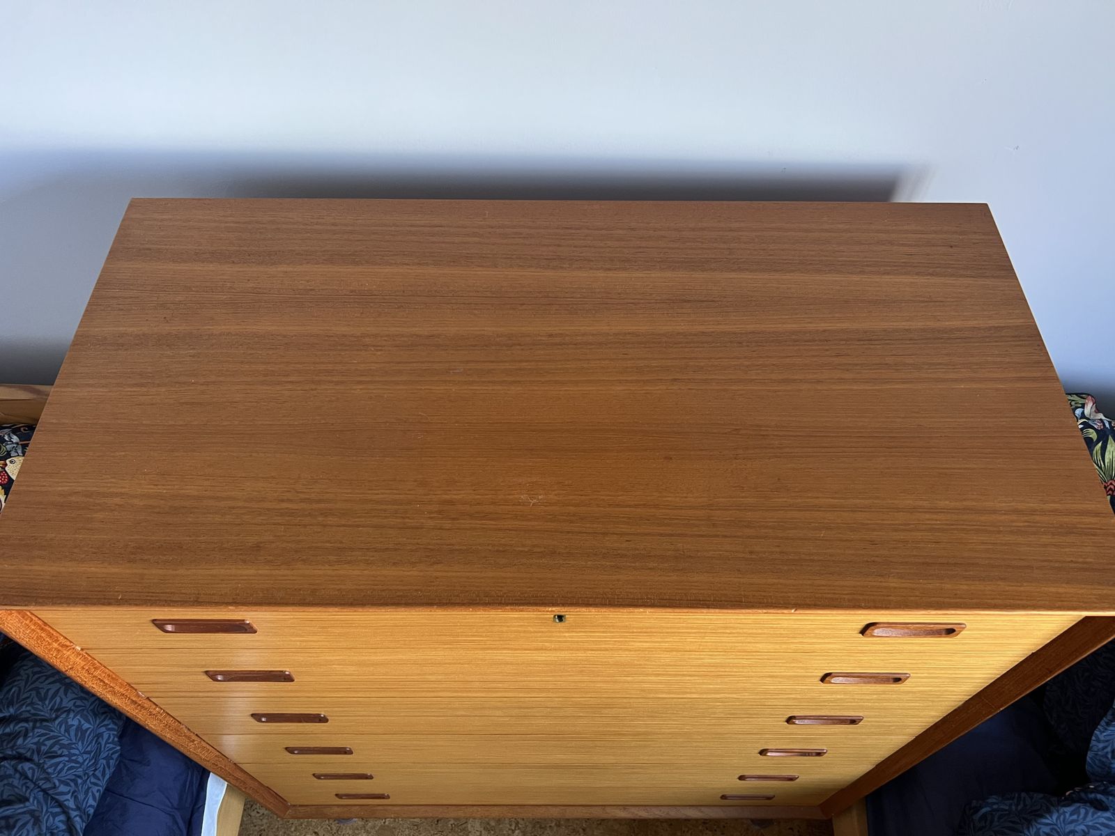 Gunni Omann Model 130 Large Teak Chest, Laminated Beech Veneer Front photo 1150.0