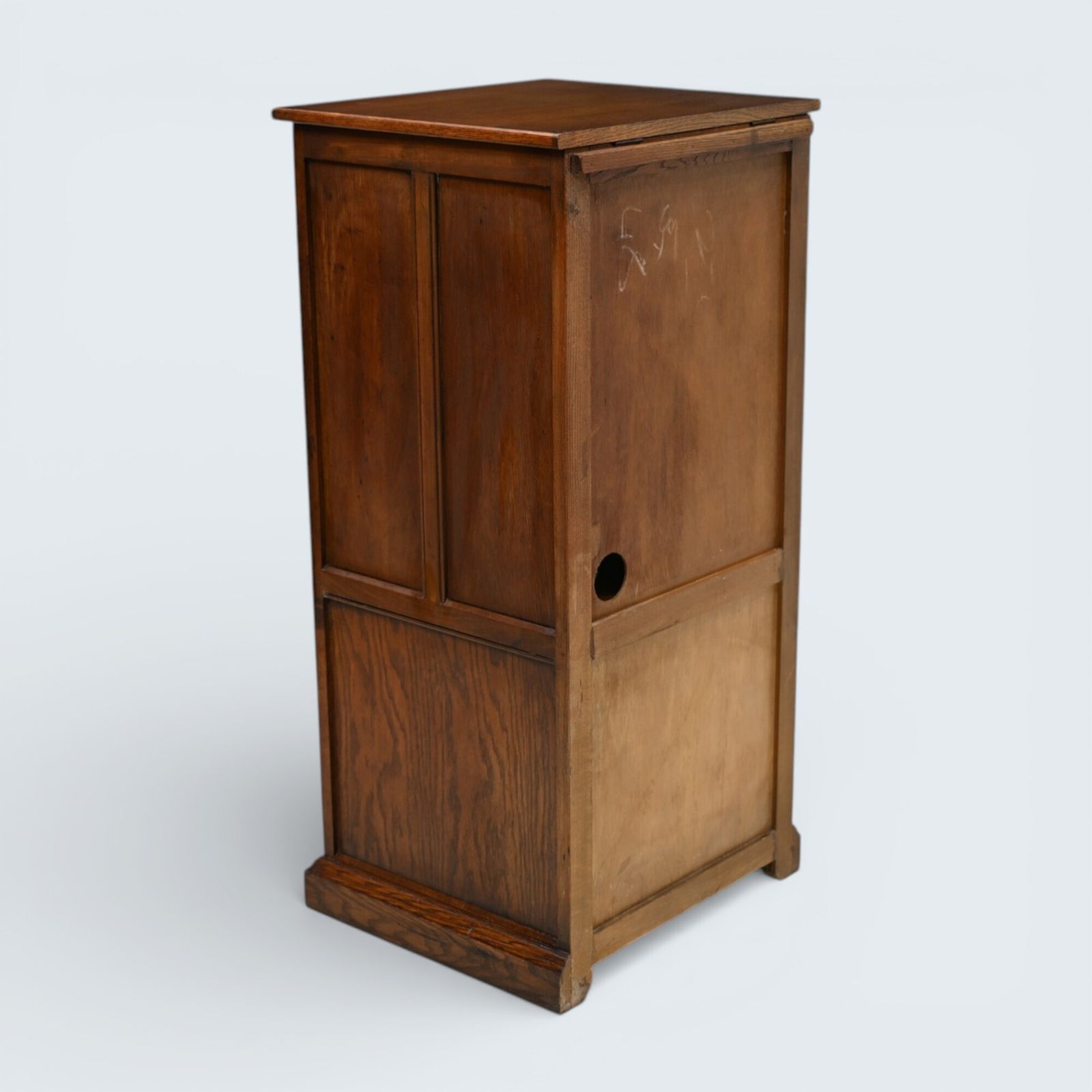 Old Charm Hi Fi/Record Cabinet 2 Adjustable Shelves Light Oak Free Uk Delivery* photo Furniture