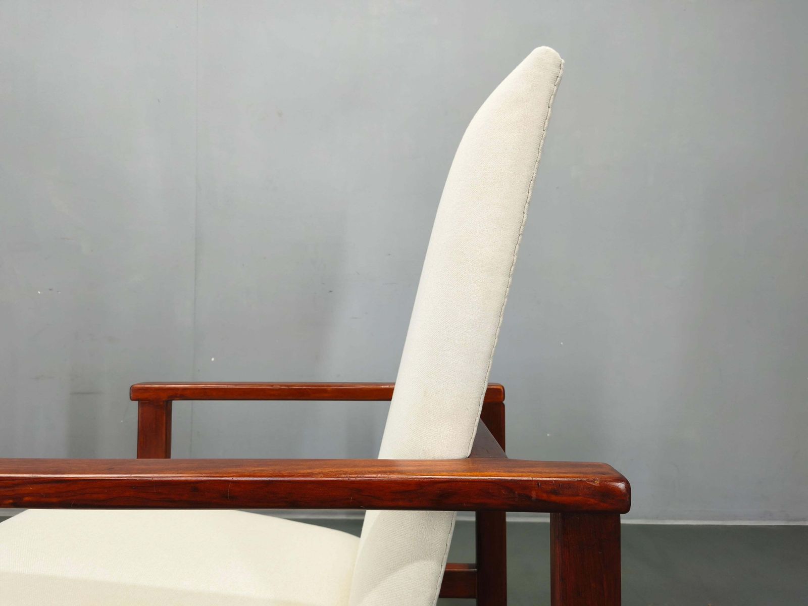 1383.0 Pair Of Mid Century Pine Lounge Chairs, Czechoslovakia 1970s photo
