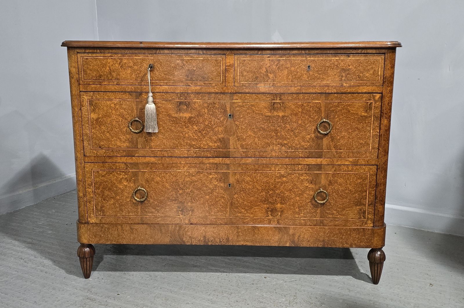 Superb French Amboyna Commode Chest Of Drawers photo furniture