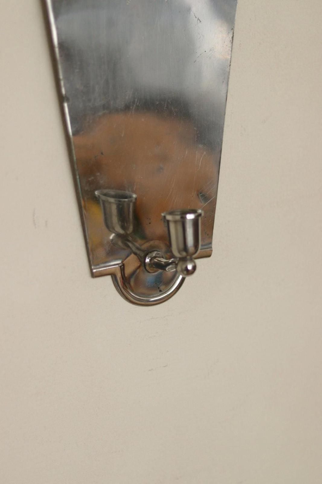Pair Of Mid Century Swedish Pewter Sconces By Svenskt Tenn photo vinterior