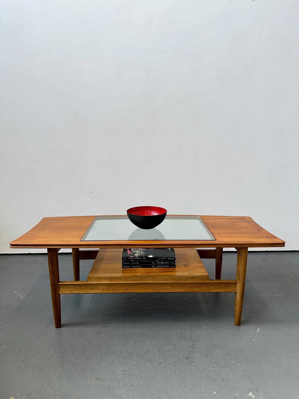Vintage Danish Teak & Glass Fresco Coffee Table. Retro G Plan Mid Century