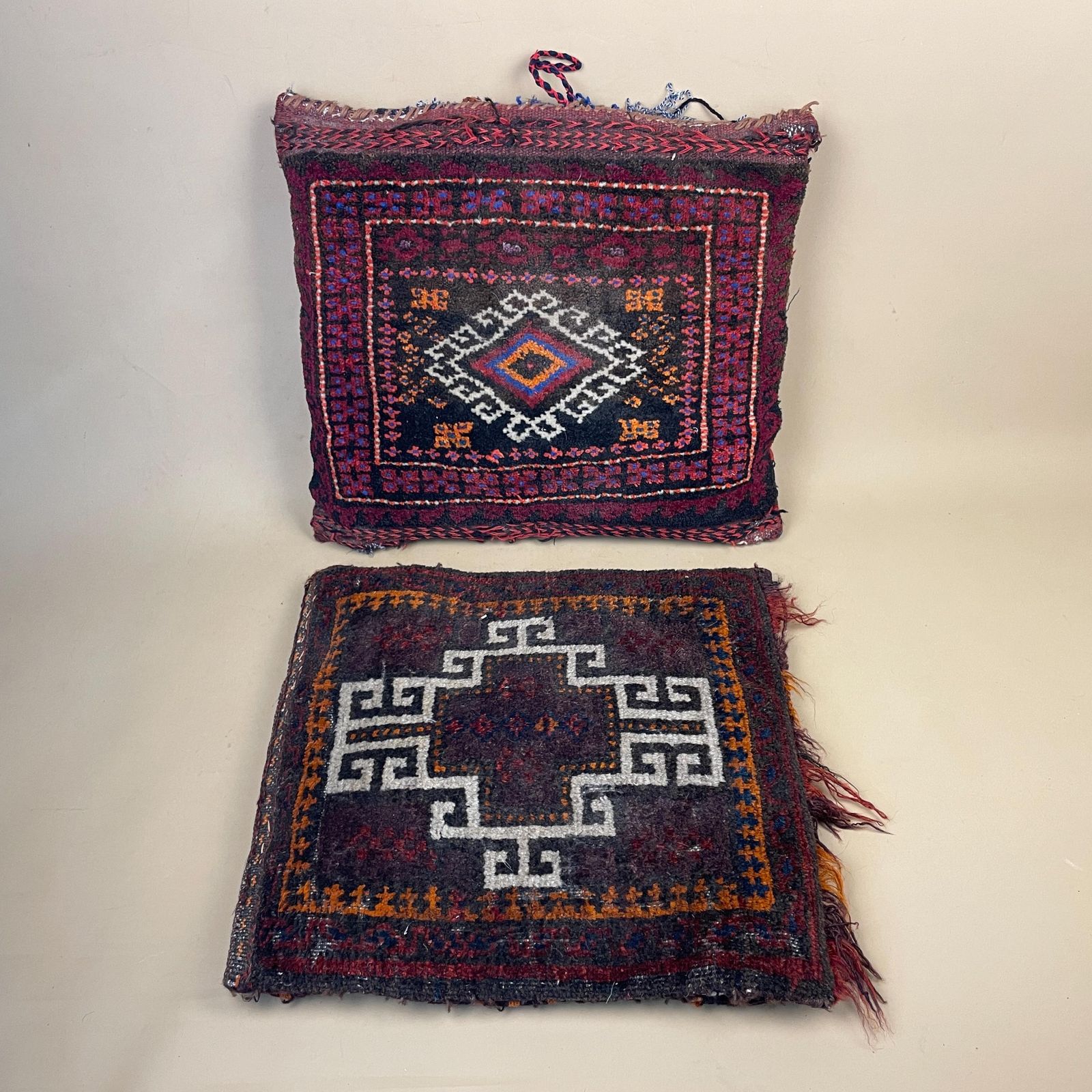 Moroccan Cushion Covers Handwoven Wool Kilim Berber Geometric Pair Set Of 2 Filled Scatter Cushion Sofa Pillow Boho Decorative photo furniture