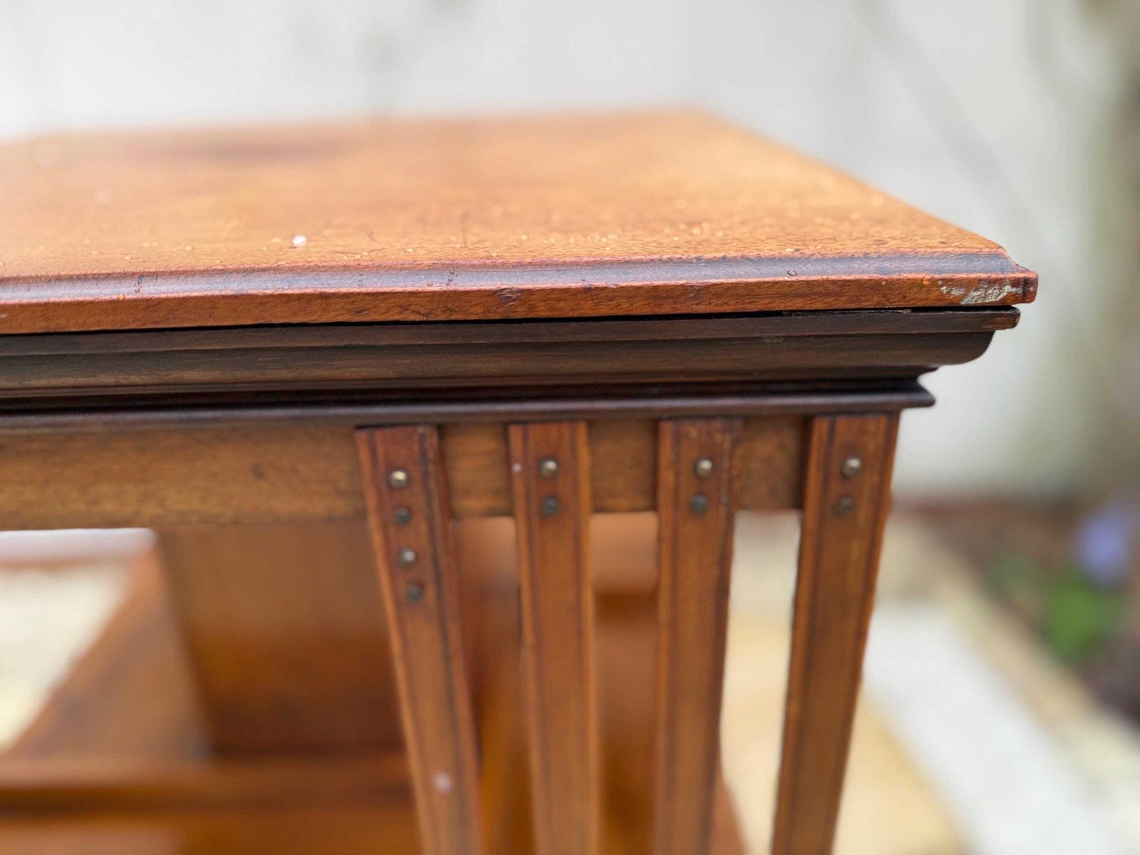Antique Edwardian Oak Revolving Bookcase photo buy