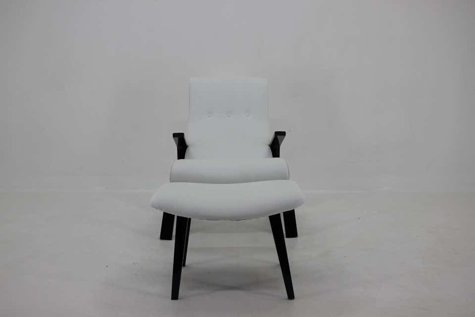 Eero Saarinen Grasshopper Chair En Bijpassende Stoel Voor Knoll, Ca. Jaren 1950 photo for sale