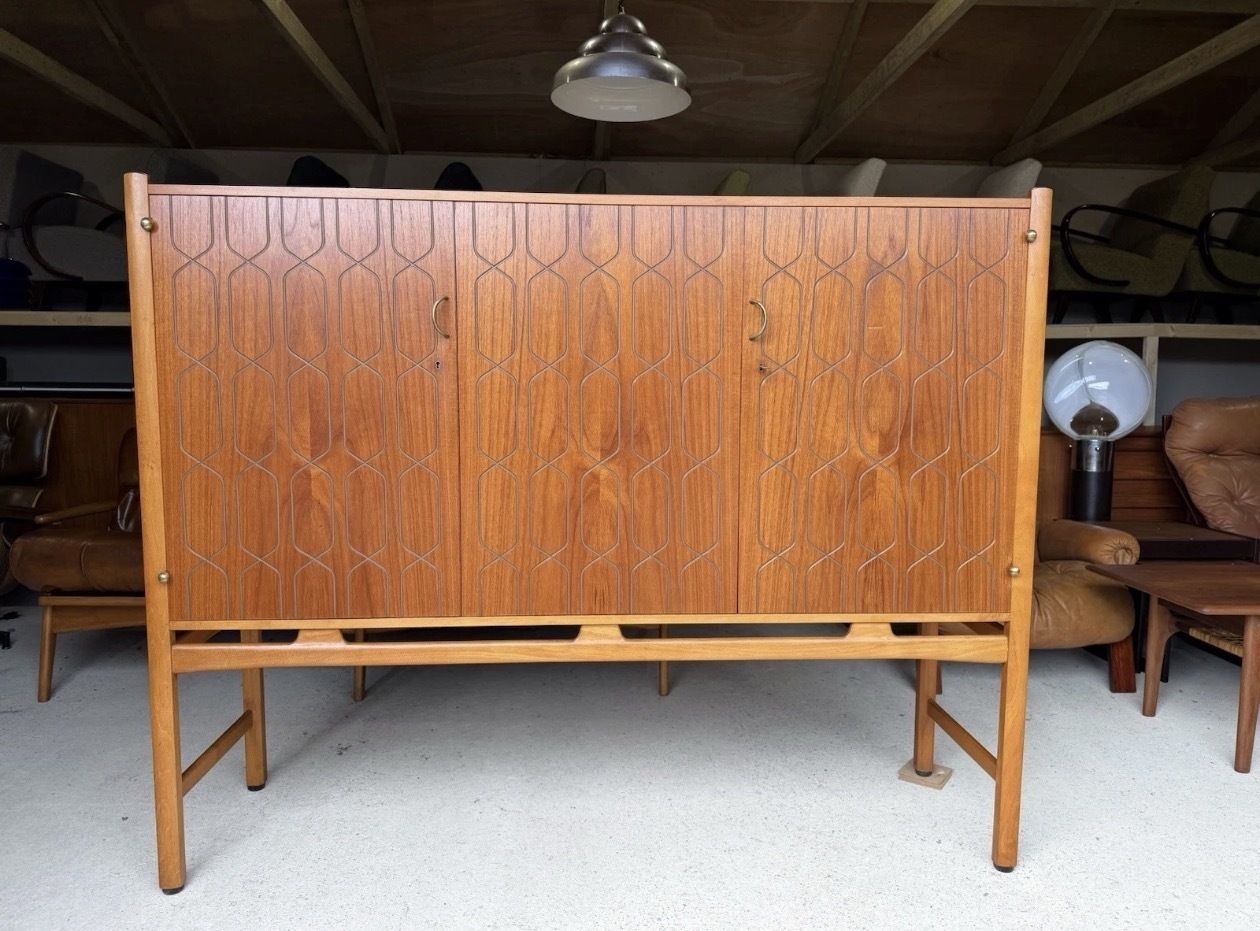 Swedish Mid Century High Sideboard Cabinet By David Rosen For Westbergs Möbler photo furniture