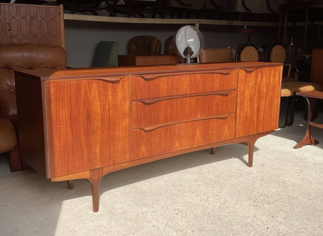 Mid Century “S” Form Teak Sideboard By Sutcliffee Todmorden 2211c 1960s photo for sale