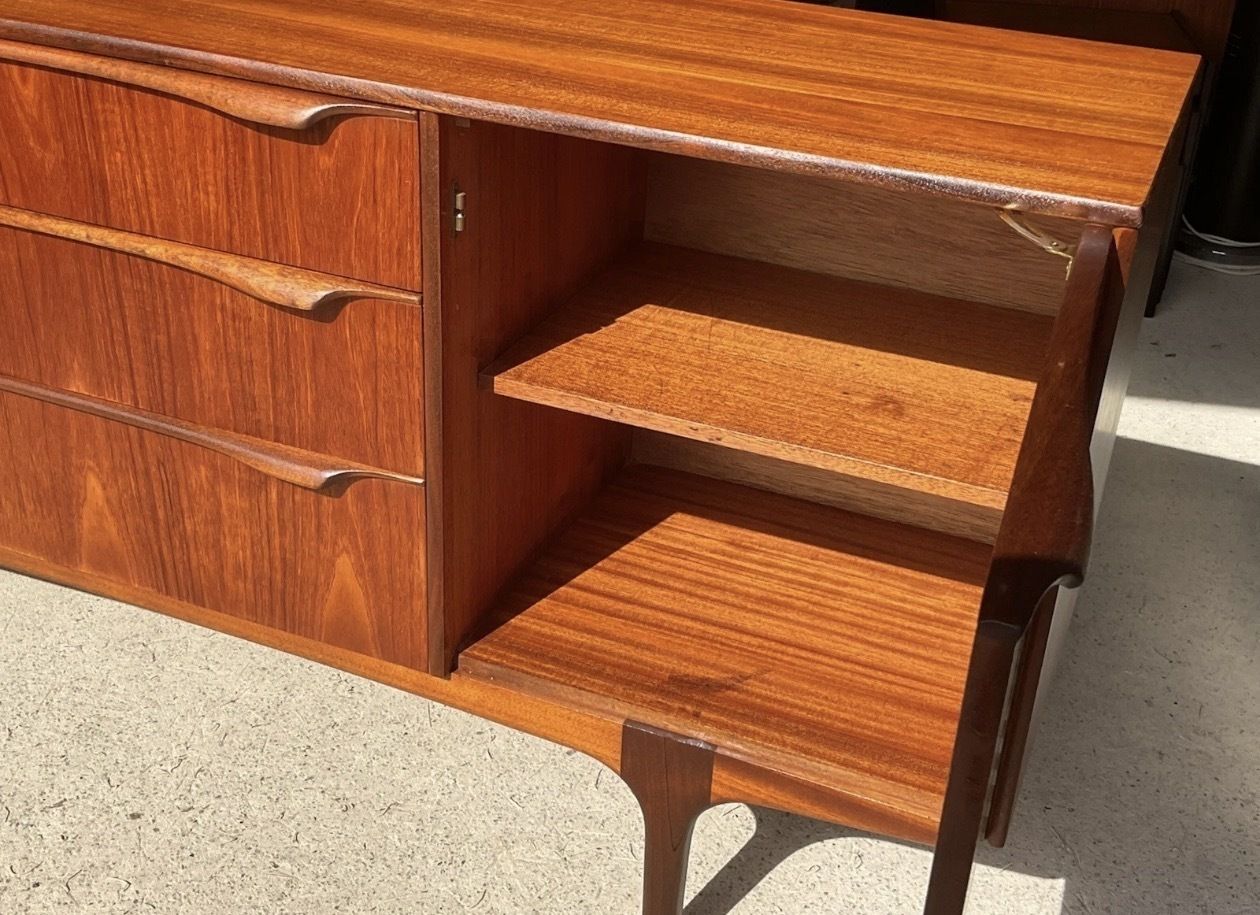 photo for sale Mid Century “S” Form Teak Sideboard By Sutcliffee Todmorden 2211c 1960s