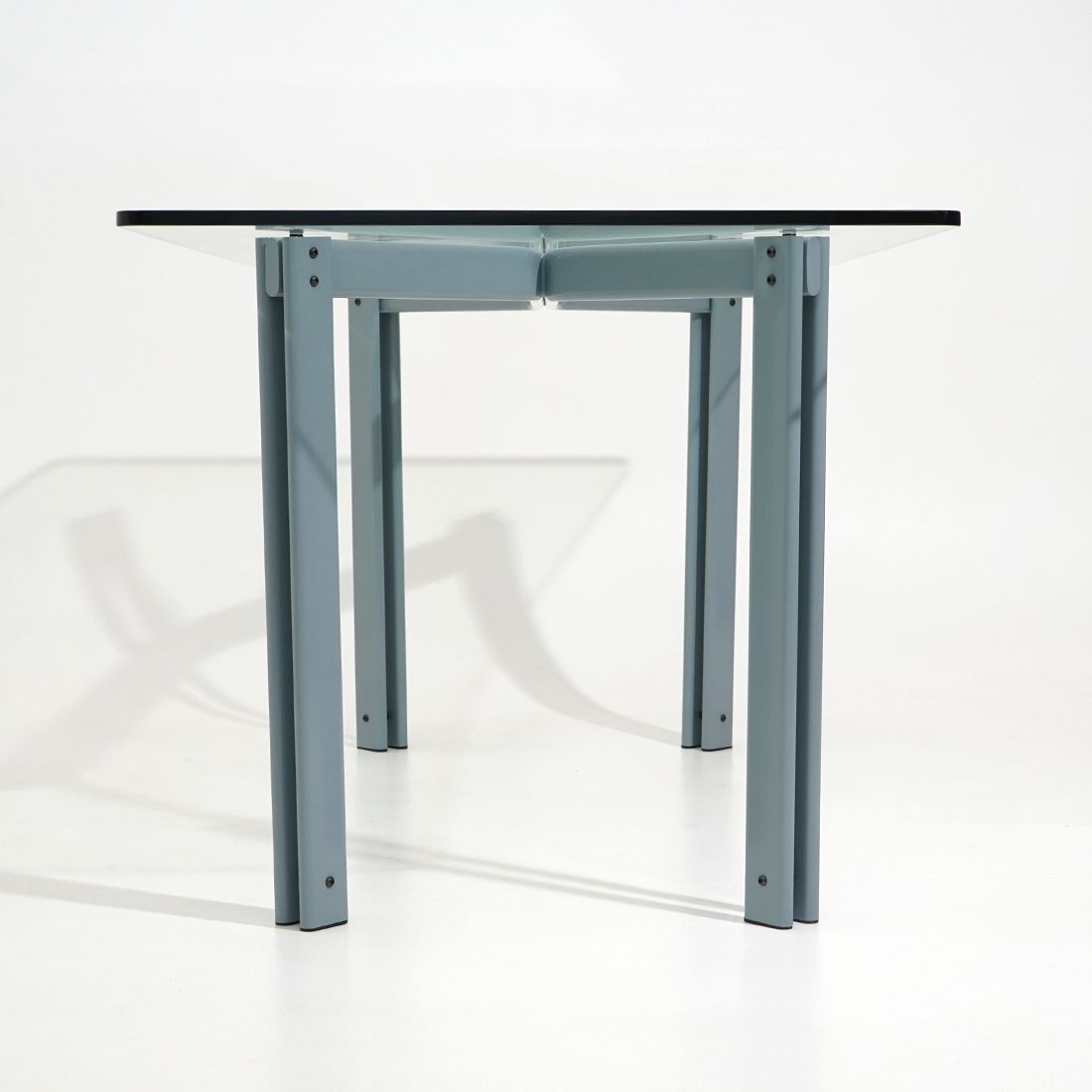 Table With Rectangular Glass Top By Bruno Brunati And Carlo Zerbaro For Cidue, 1980s photo 1500.0