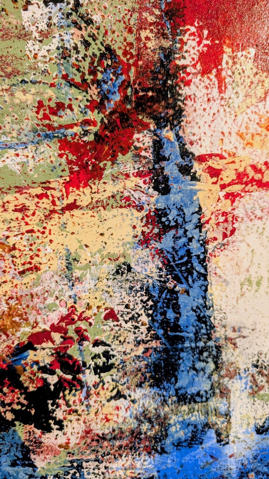 Original Modernist Abstract Signed Painting By Benjamin Frais Large Wall Art 33 photo vintage