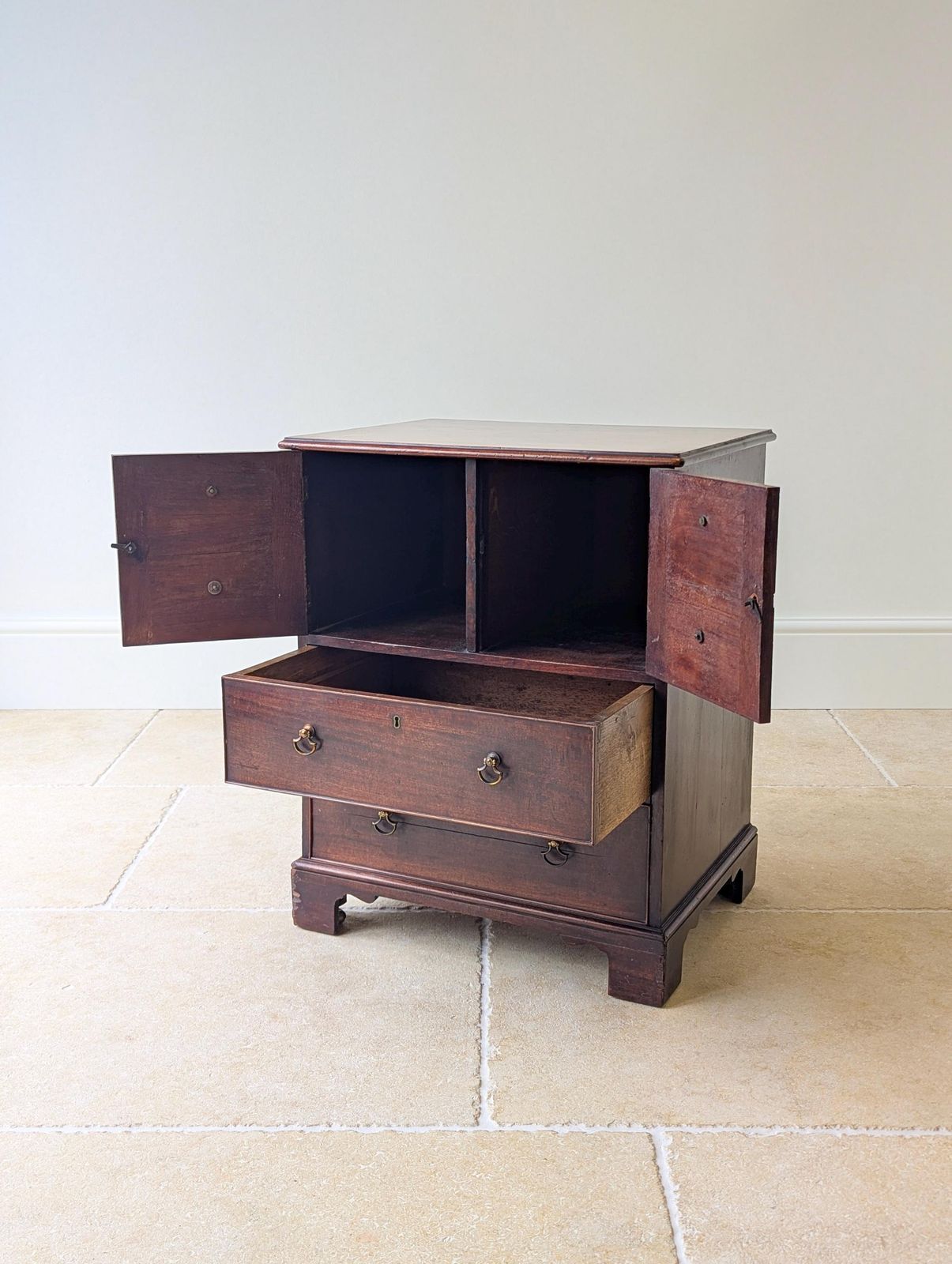 Antique Georgian Mahogany Commode Chest C.1800 photo furniture