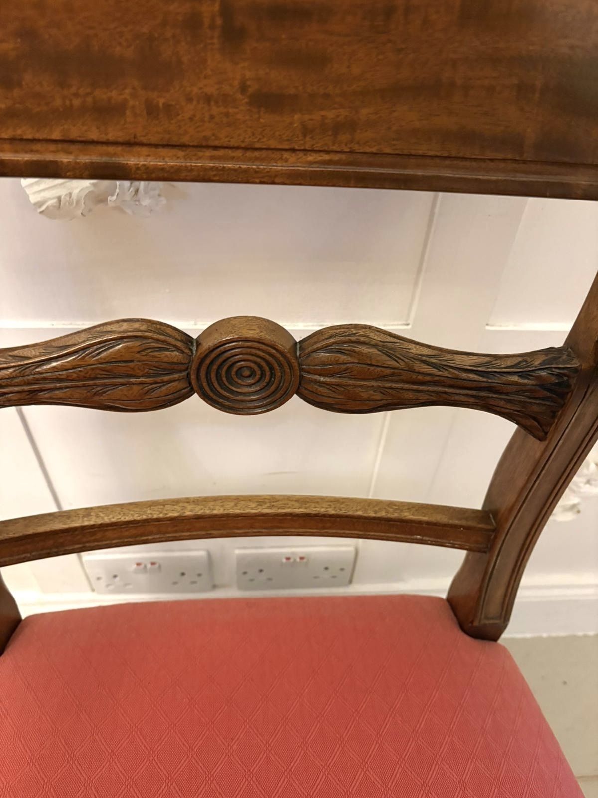 Antique 19th Century Set Of 12 Mahogany Dining Chairs Including 2 Carvers photo 13995.0