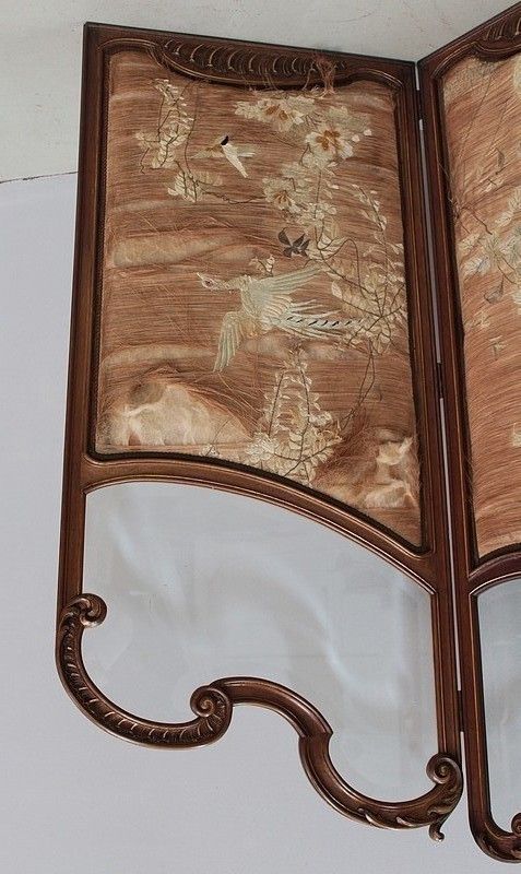 Louis XV Screen Walnut 20th photo 1668.6